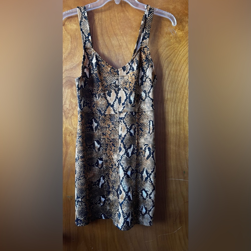 Snake print Mini Dress